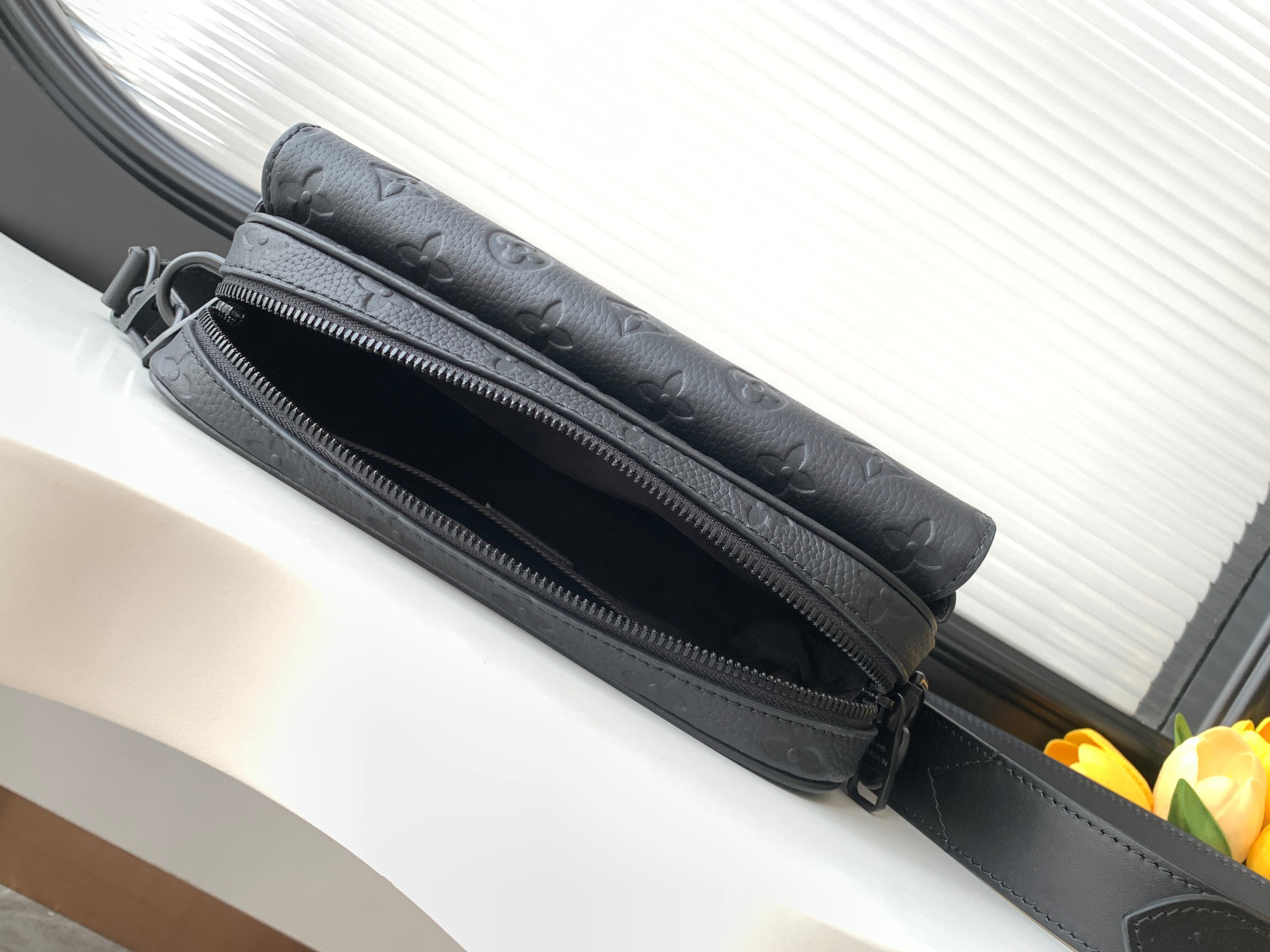 Louis Vuitton Steamer Crossbody Bag in Monogram Eclipse Canvas - Image 8