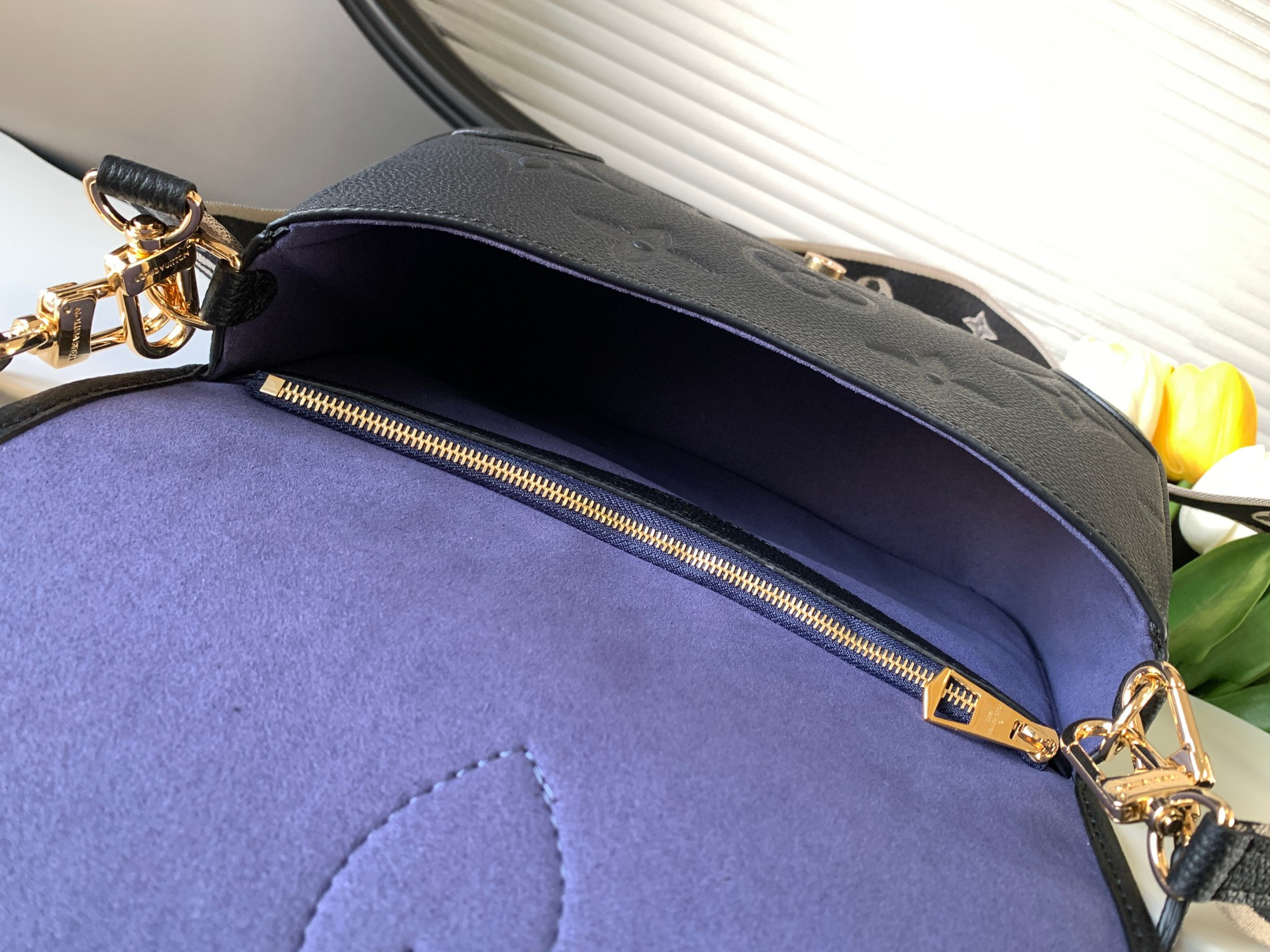 Louis Vuitton Diane Crossbody Bag in Monogram Empreinte Leather - Image 8