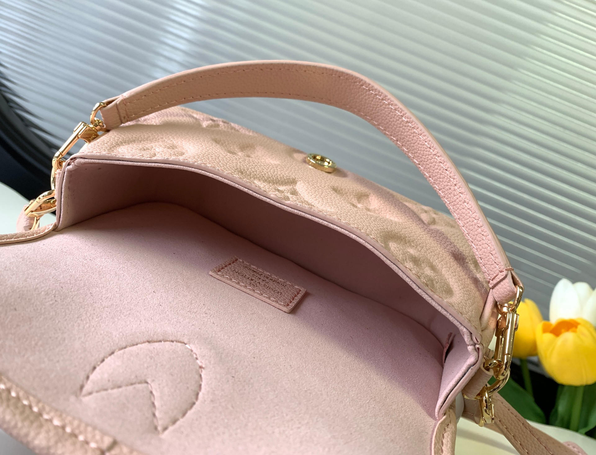 Louis Vuitton Nano Diane Handbag in Monogram Empreinte Leather - Image 8
