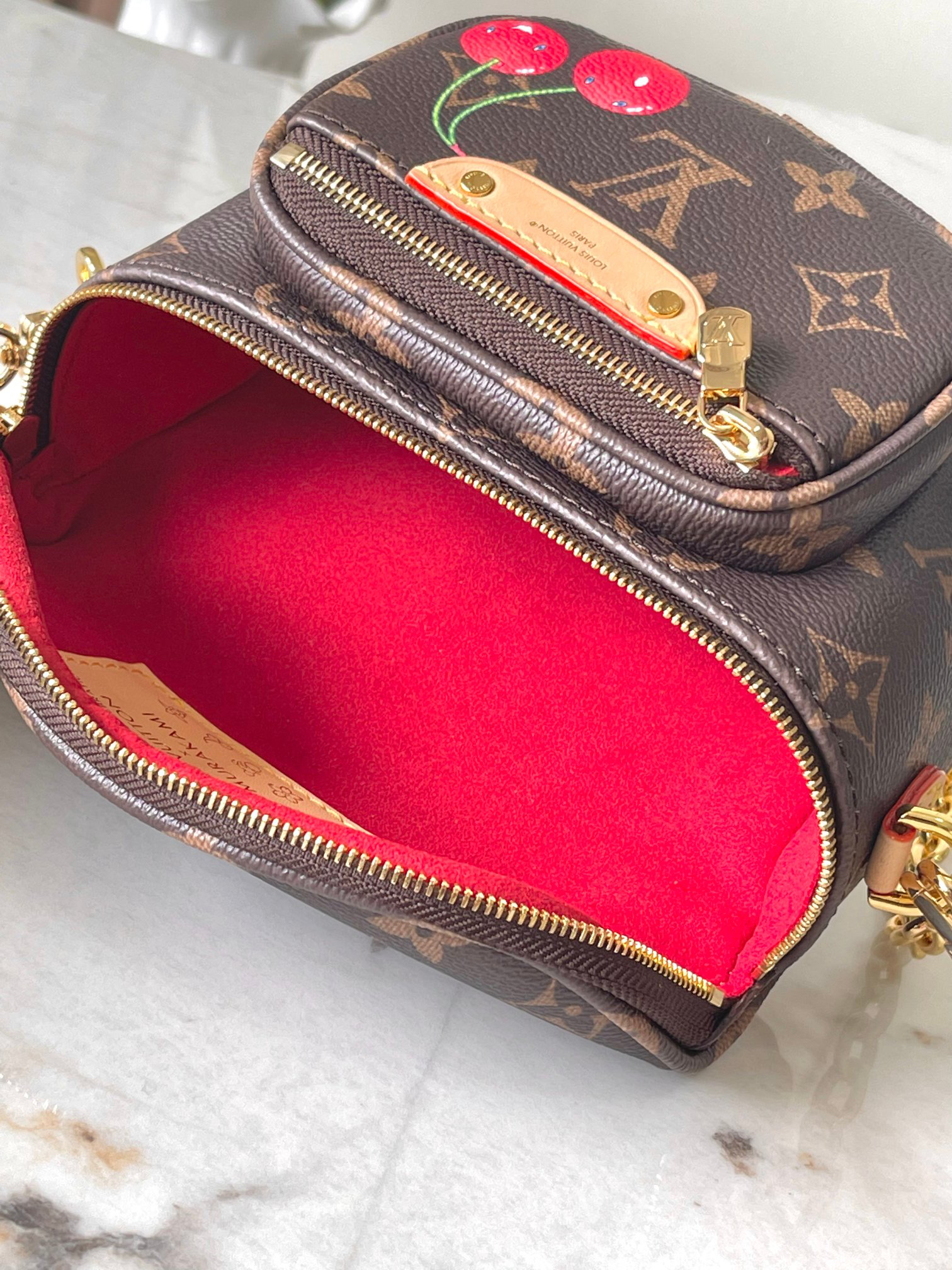 Louis Vuitton Mini Bumbag M13449 Monogram Cherry - Image 8