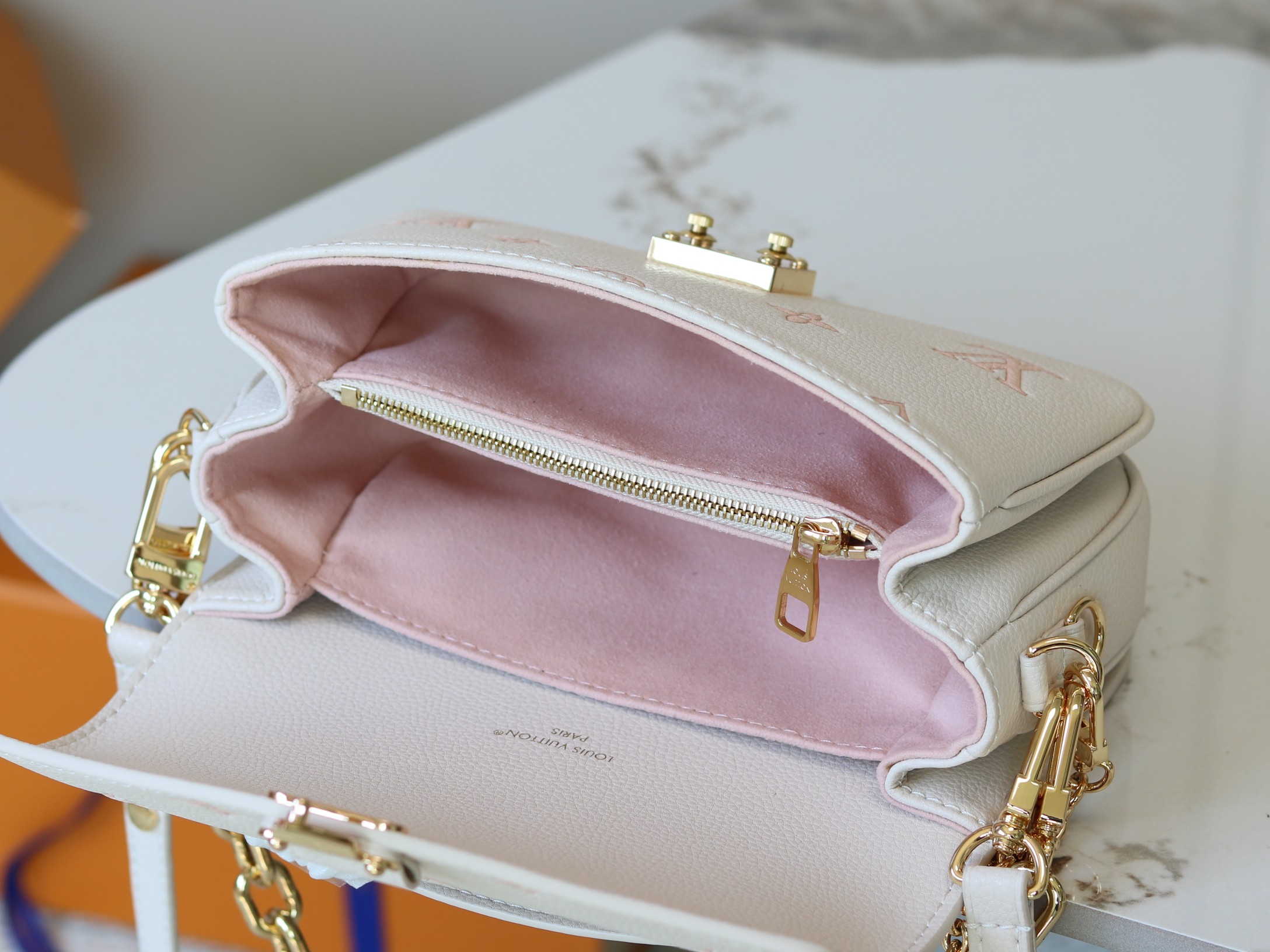 Louis Vuitton Pochette Métis East West Crossbody Bag in Monogram Empreinte Leather - Image 8