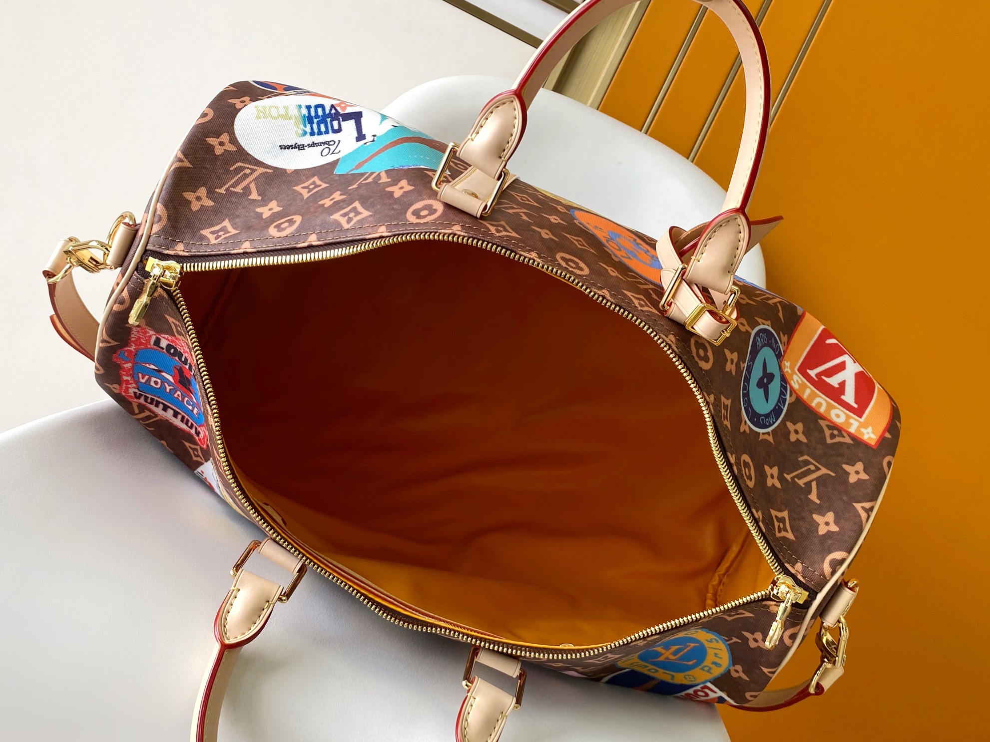 Louis Vuitton Keepall Bandoulière 50 Monogram Travel Bag - Image 8