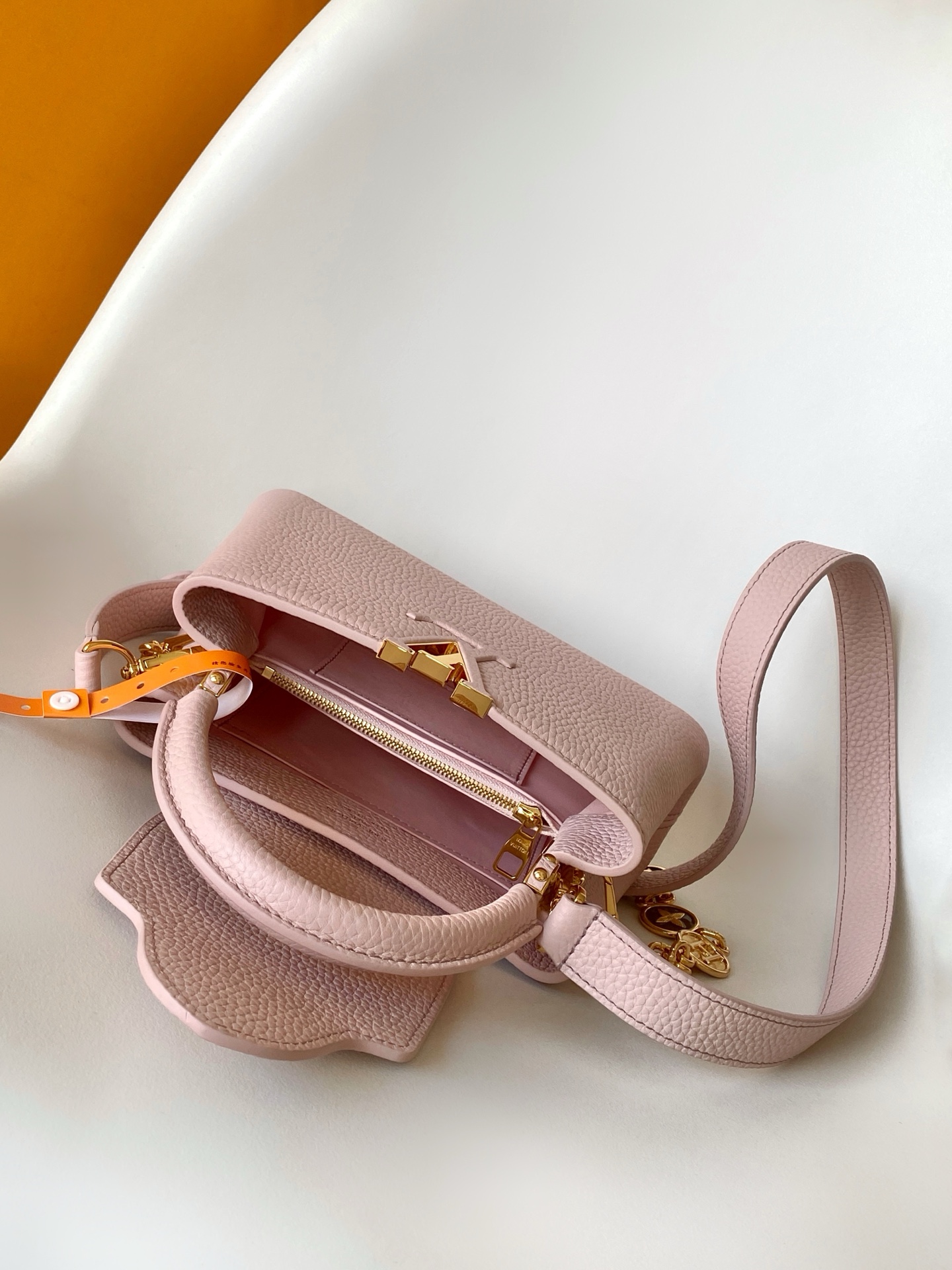 Louis Vuitton Capucines Custom Leather Crossbody Bag - Image 8