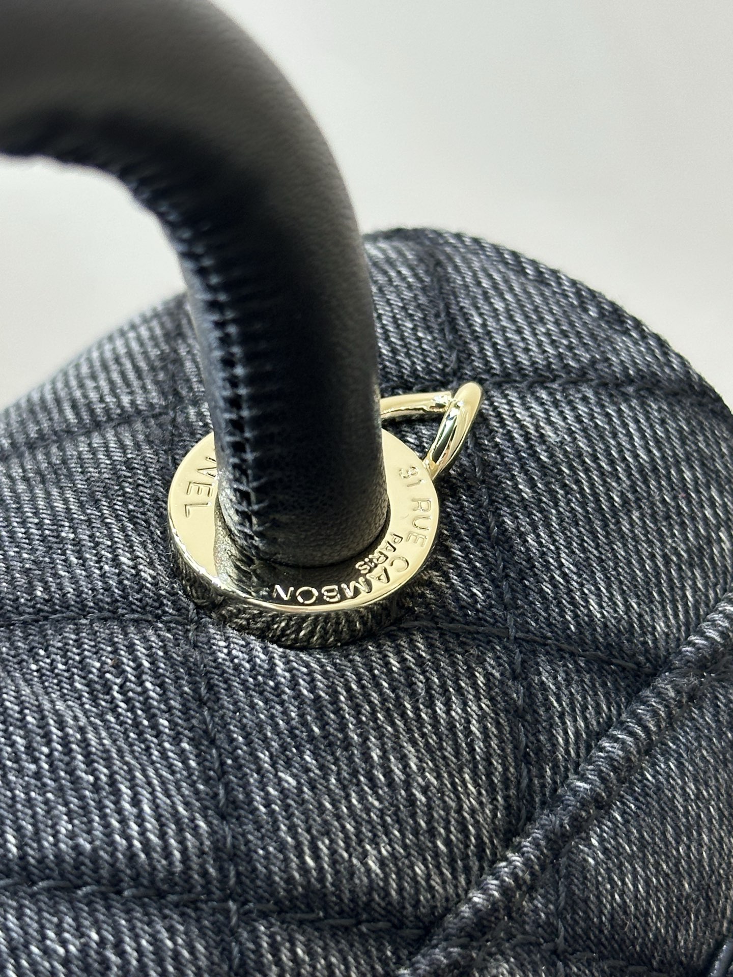 Chanel Coco Handle Mini Denim Handbag - Image 8