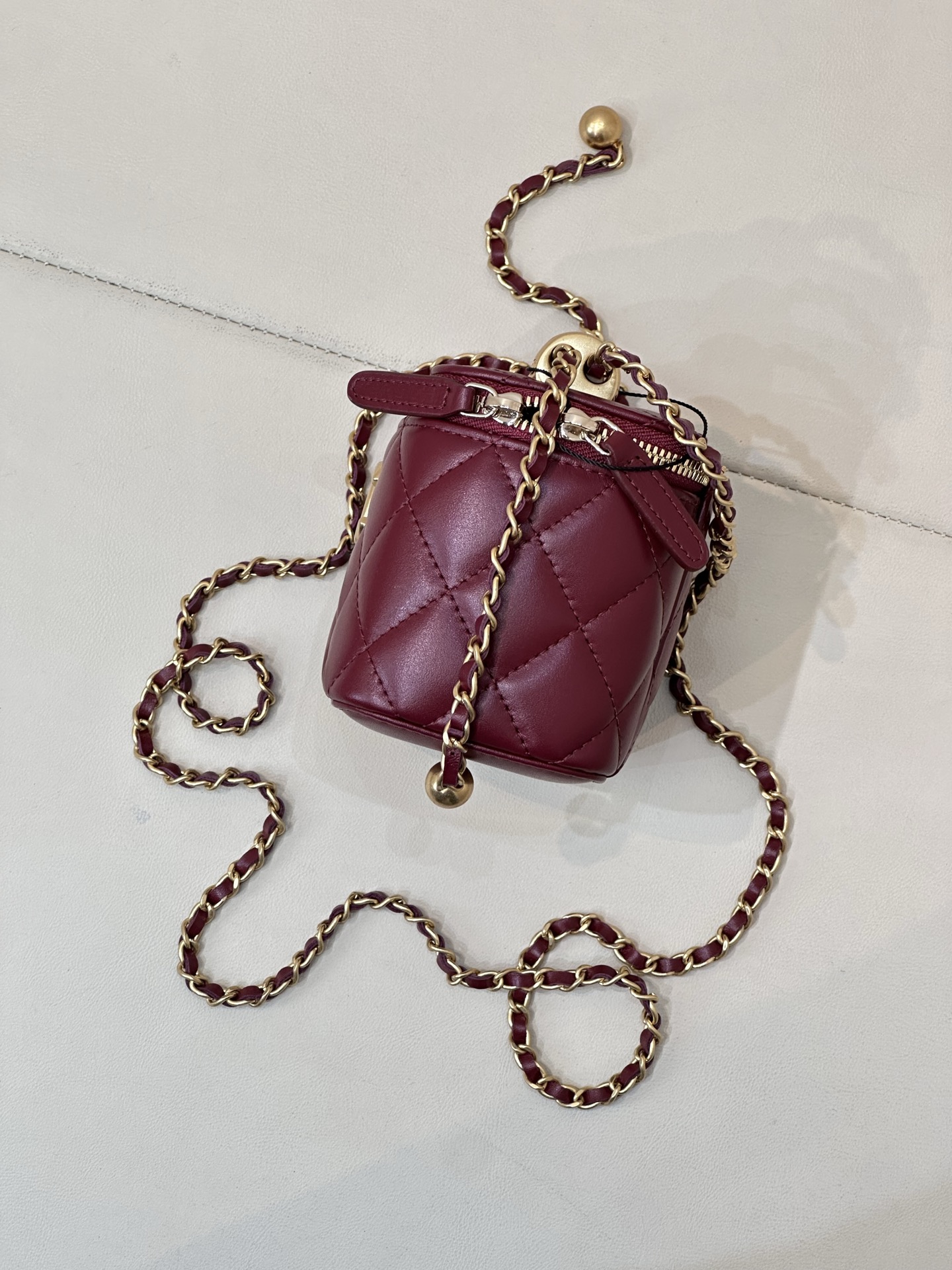 Chanel Double-Pearl Box Crossbody Bag - Image 8
