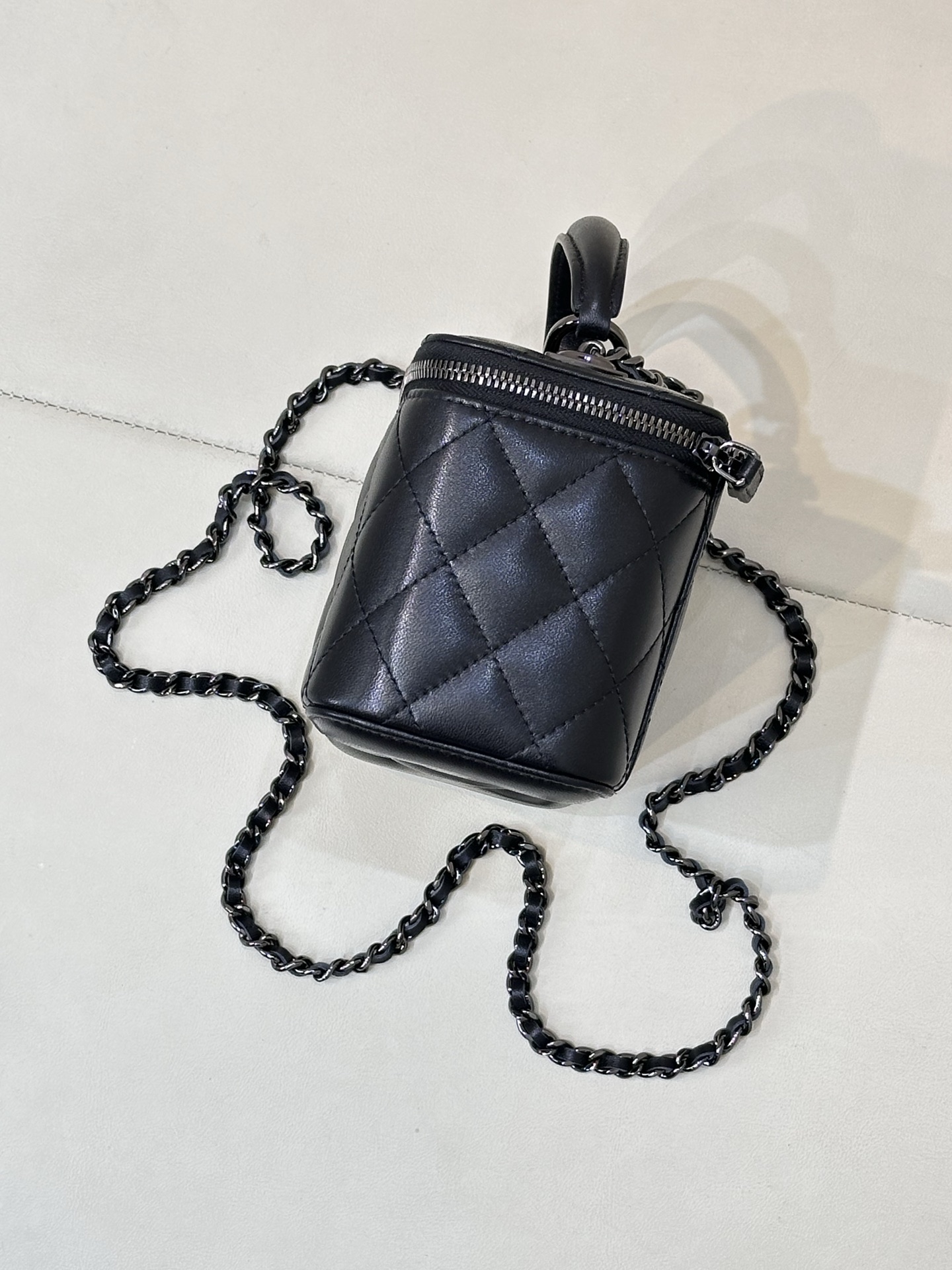 Chanel Trendy CC Box Bag Black Lambskin - Image 8