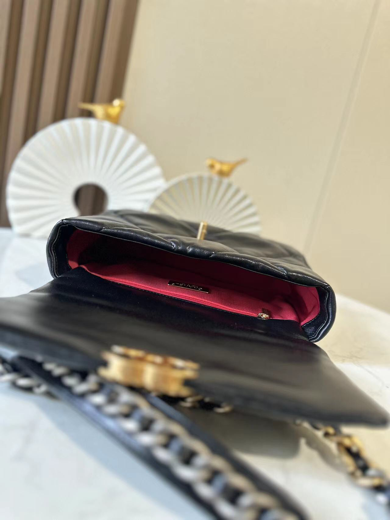 Chanel 19 Lambskin Flap Bag - Image 8
