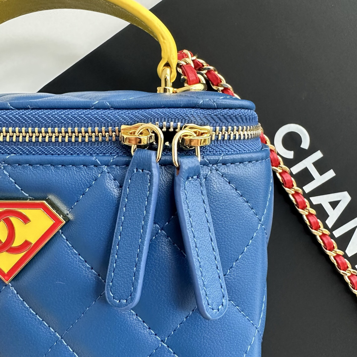 Chanel x Superman Mini Box Bag - Image 8