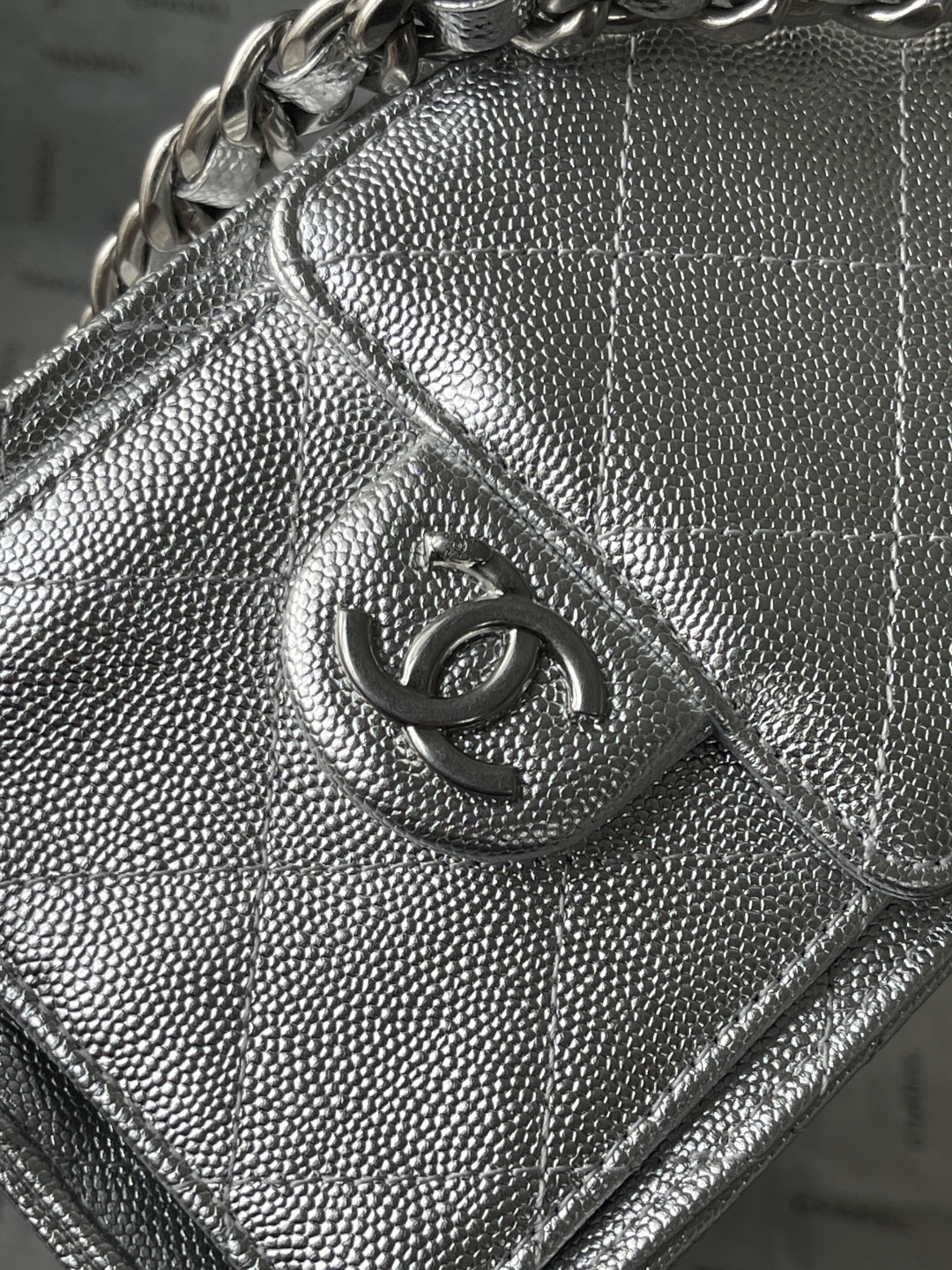 Chanel 25S Spring/Summer Mini Hobo Bucket Bag - Image 8