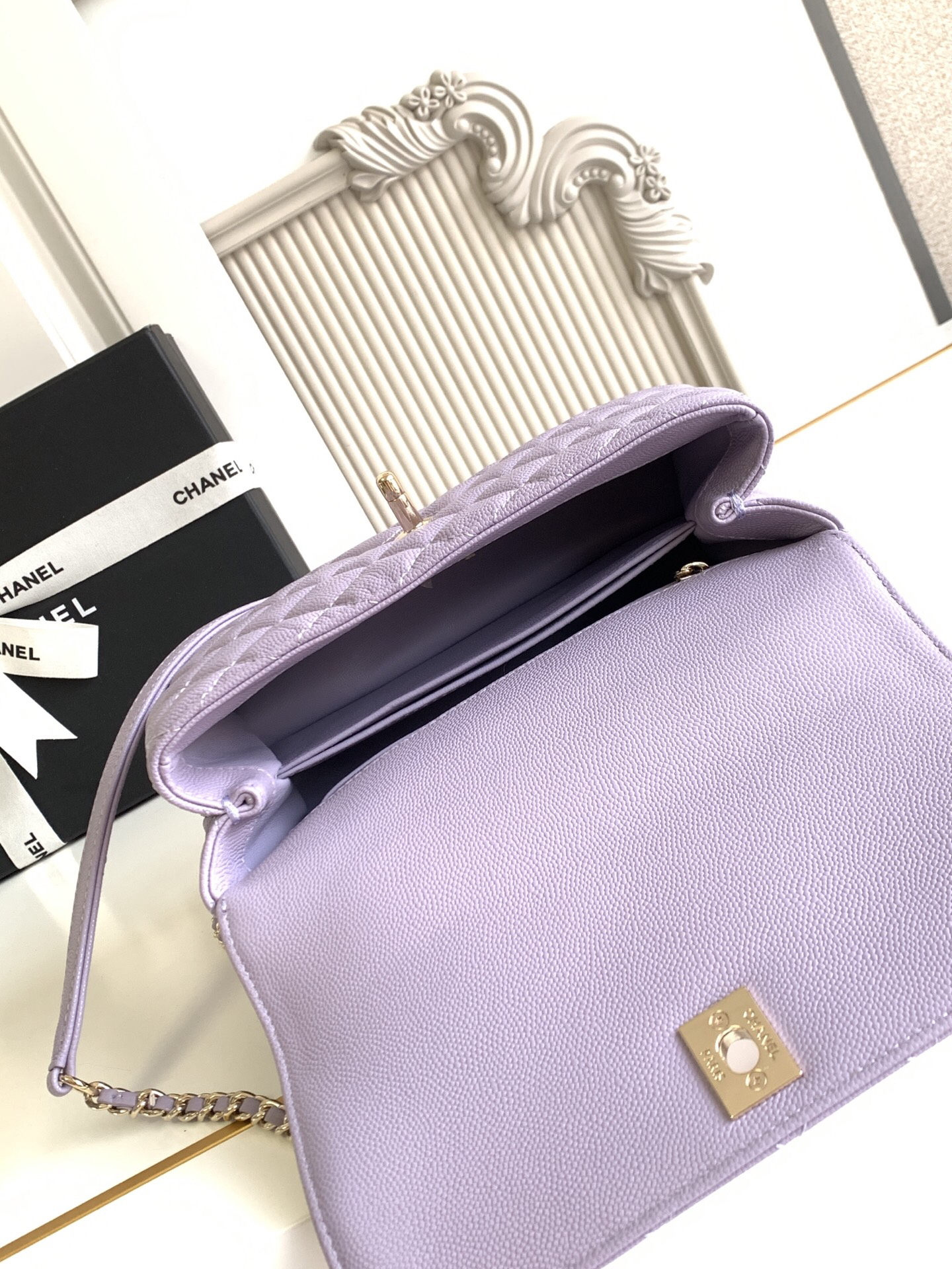 Chanel Coco Handle Top Handle Bag - Image 8
