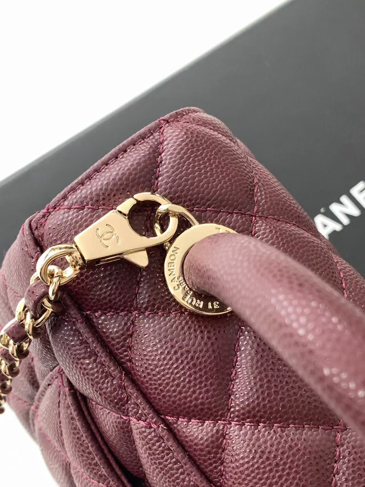 Chanel Coco Handle Mini Top-Handle Bag AS2215 - Image 8