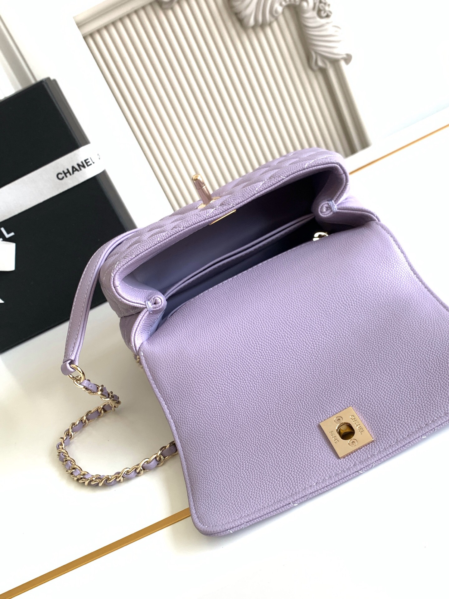 Chanel Coco Handle Mini Handbag AS2215 - Image 8