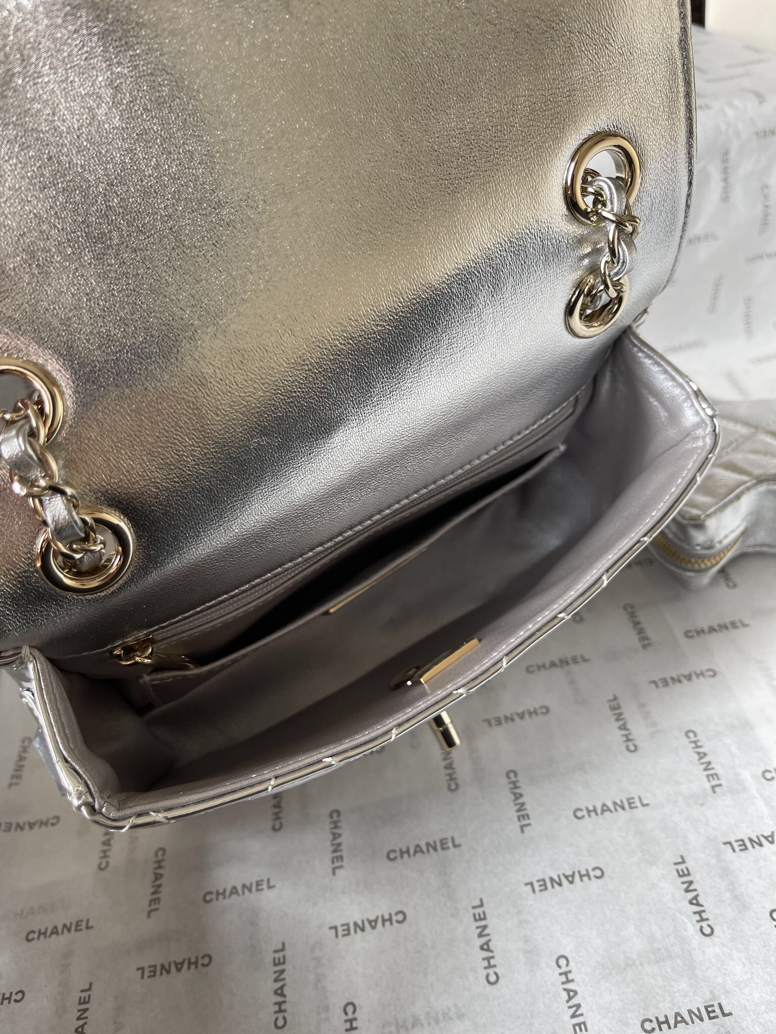 Chanel Star Series Lambskin Crossbody Bag - Image 8