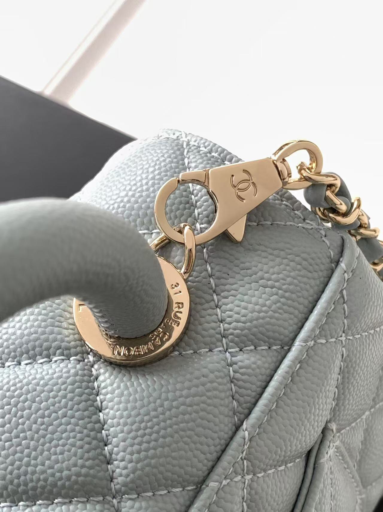 Chanel Coco Handle Mini Handbag AS2215 - Image 8