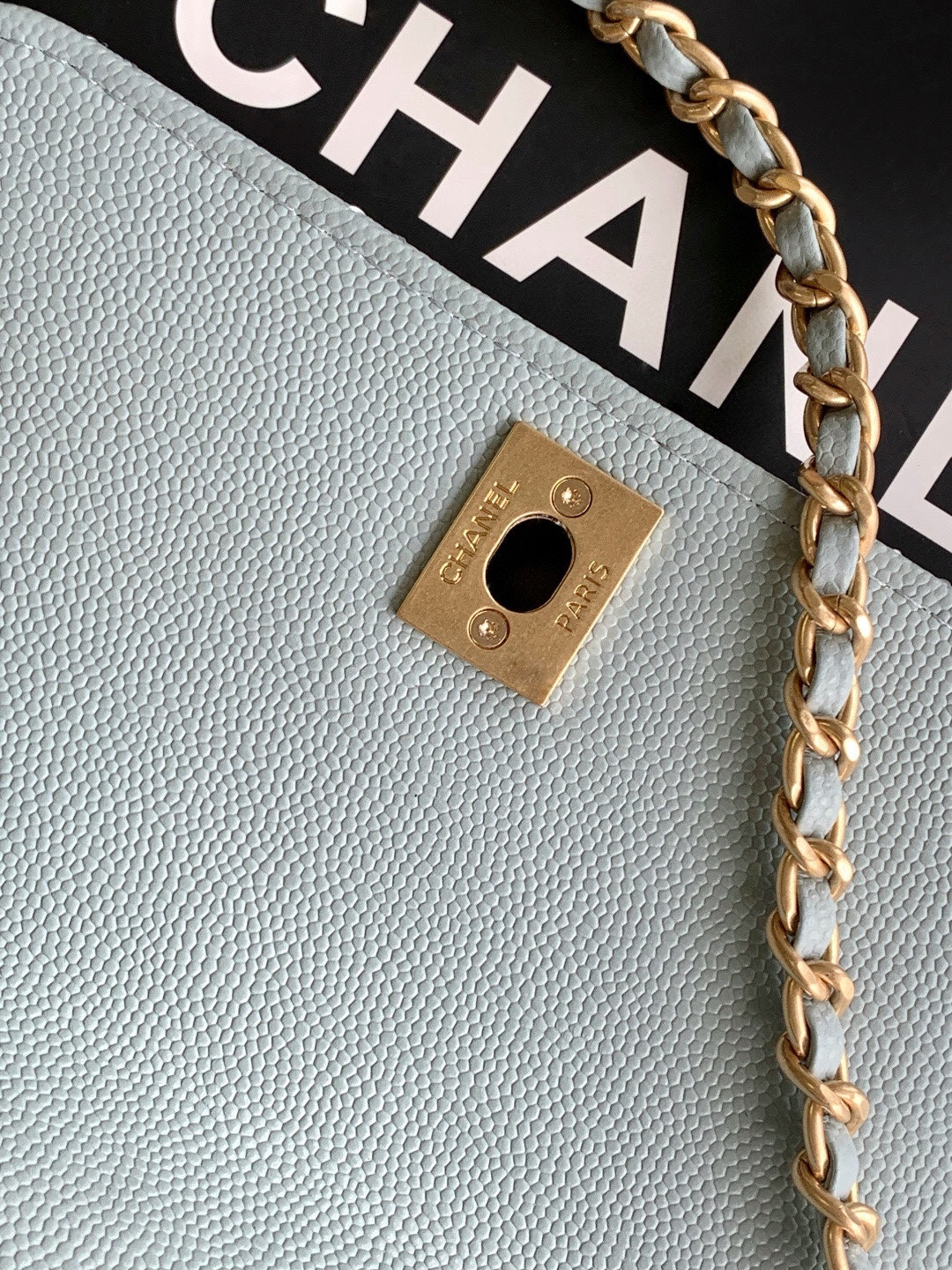 Chanel Mini Coco Handle Top Handle Bag AS2215 - Image 8