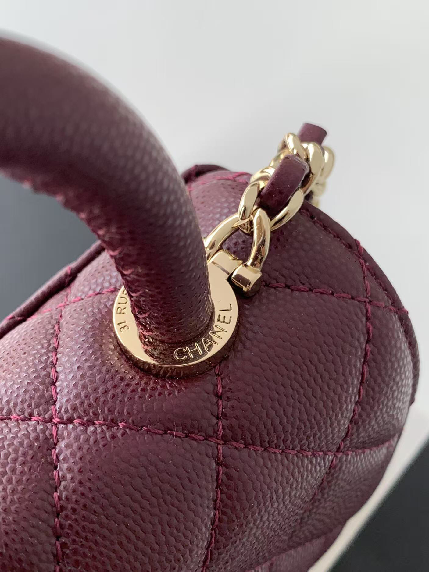 Chanel Coco Handle Classic Handbag AS4244 - Image 8