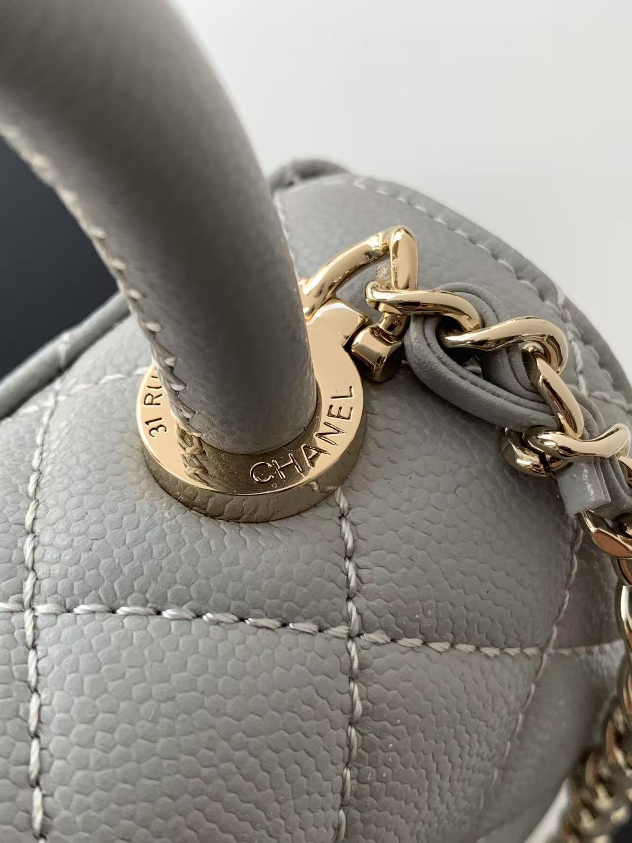 Chanel Coco Handle Classic Top-Handle Handbag - Image 8