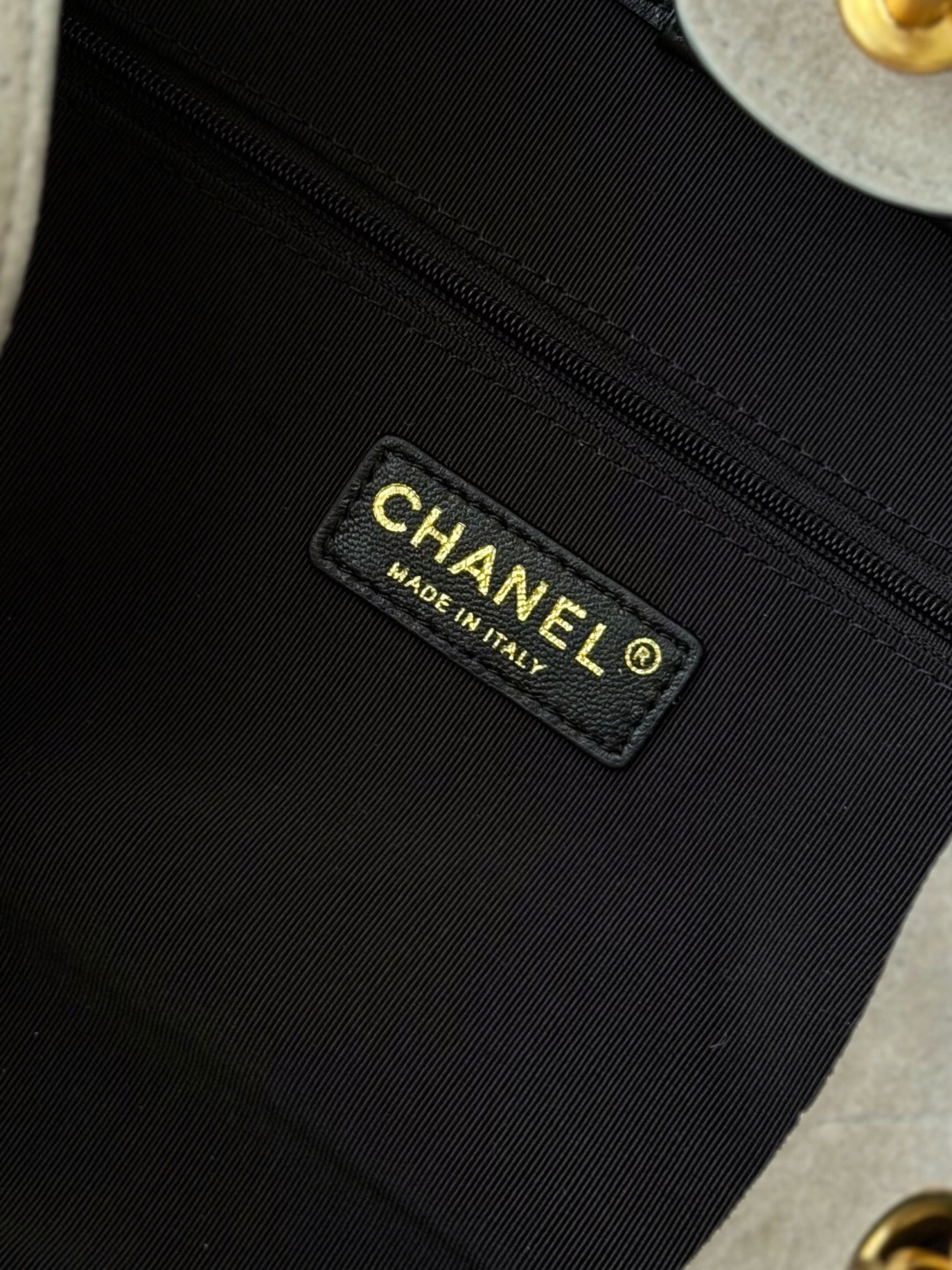 Velvet Handbag with Layered Mini Bag Design - Image 8