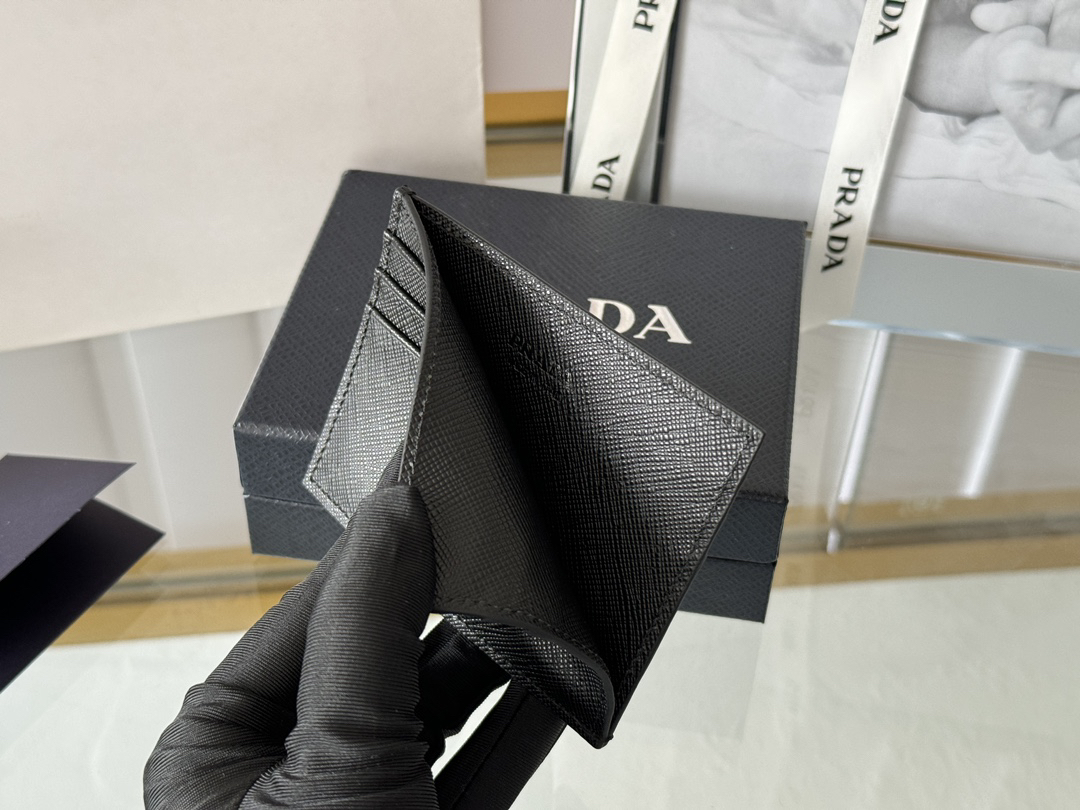 Prada Saffiano Leather Card Holder 2MC223 - Image 8