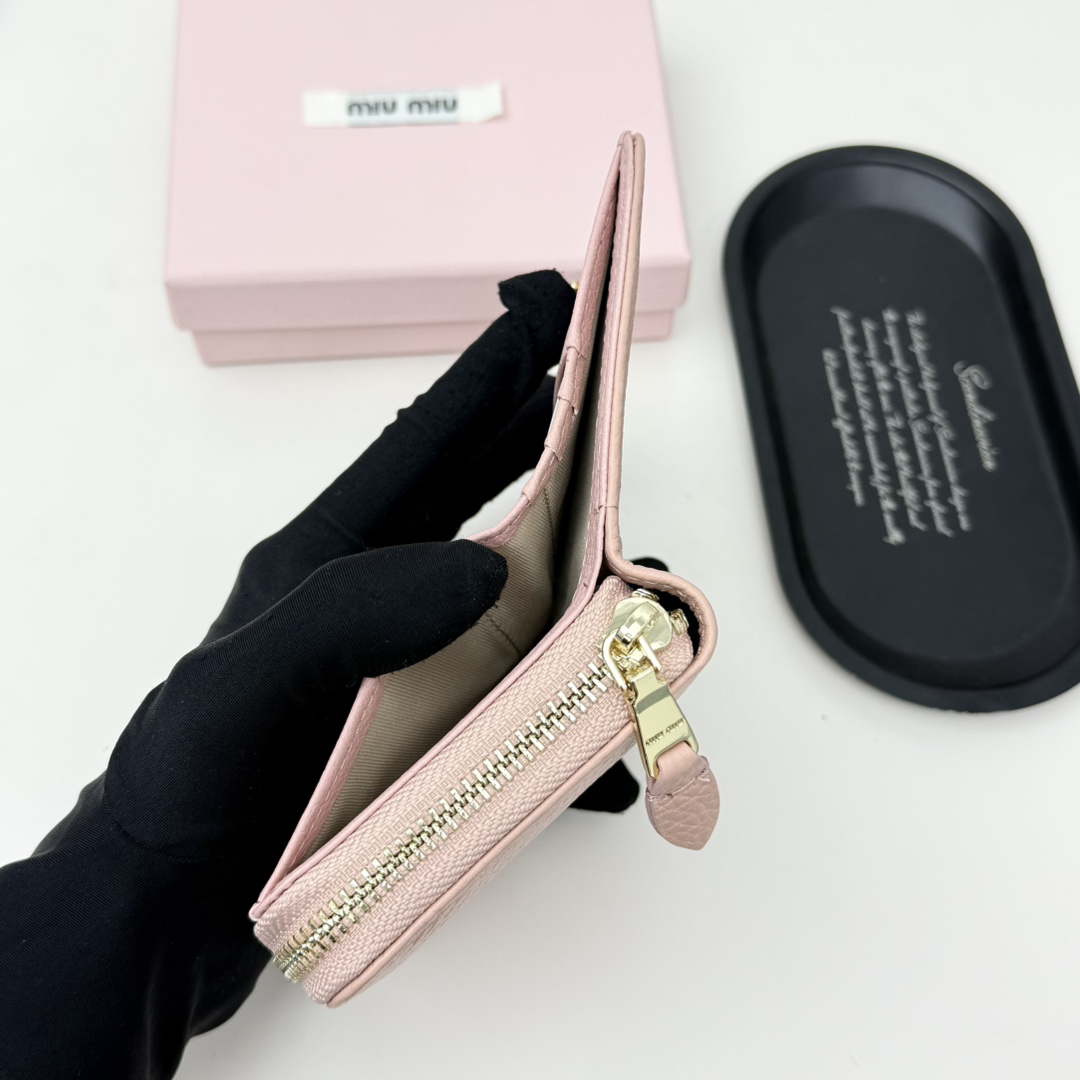 Miu Miu Quilted Lambskin Wallet - Image 8