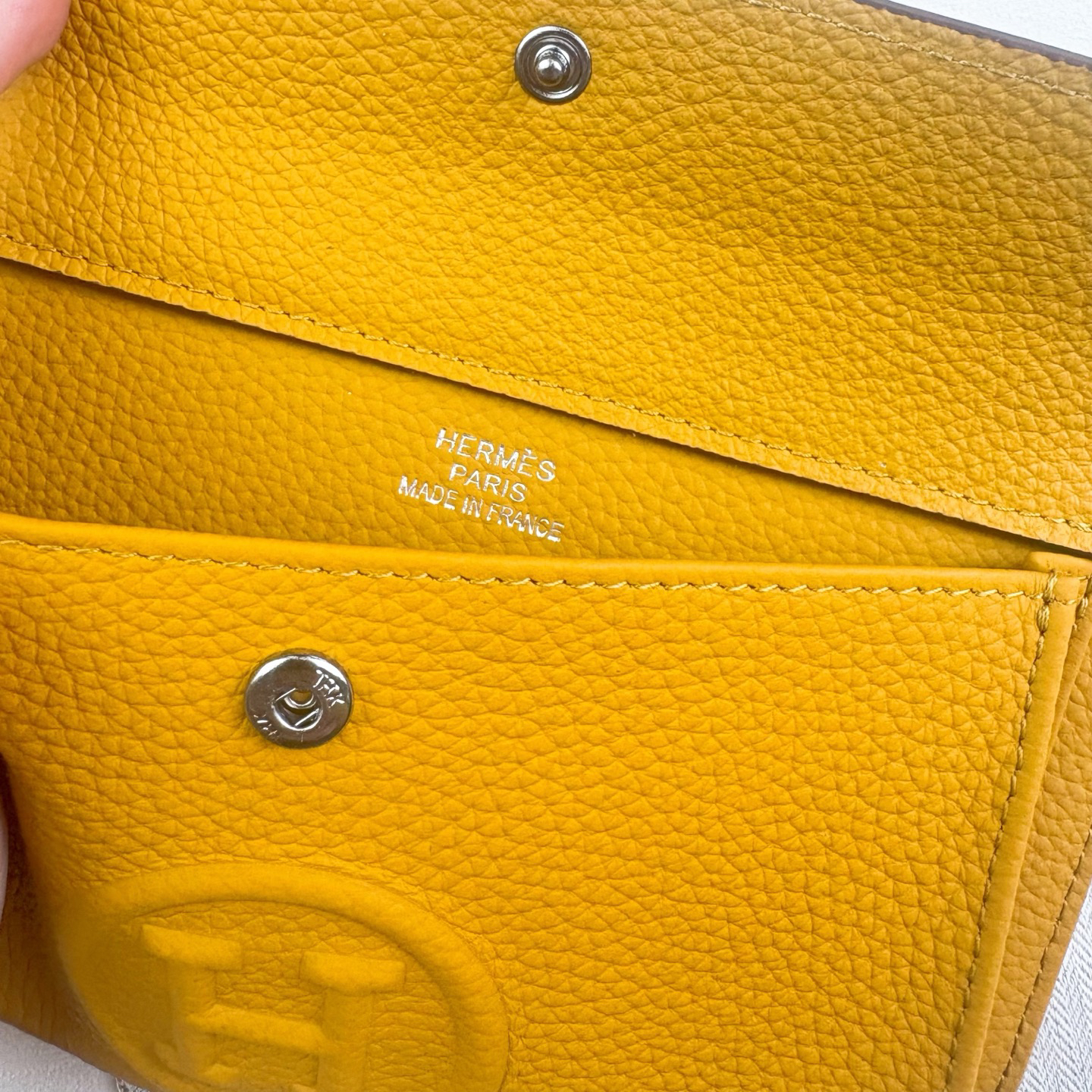 Hermès Togo Calfskin Crossbody Bag - Image 8