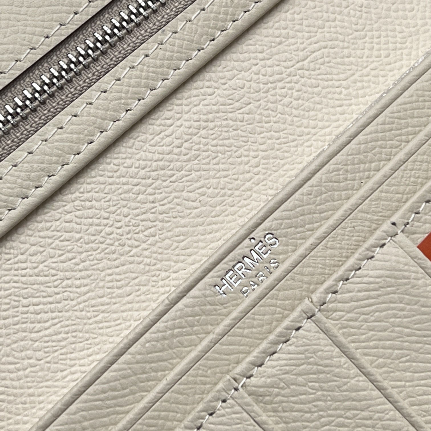 Hermès Women's Togo Calfskin Zipper Wallet - Image 8
