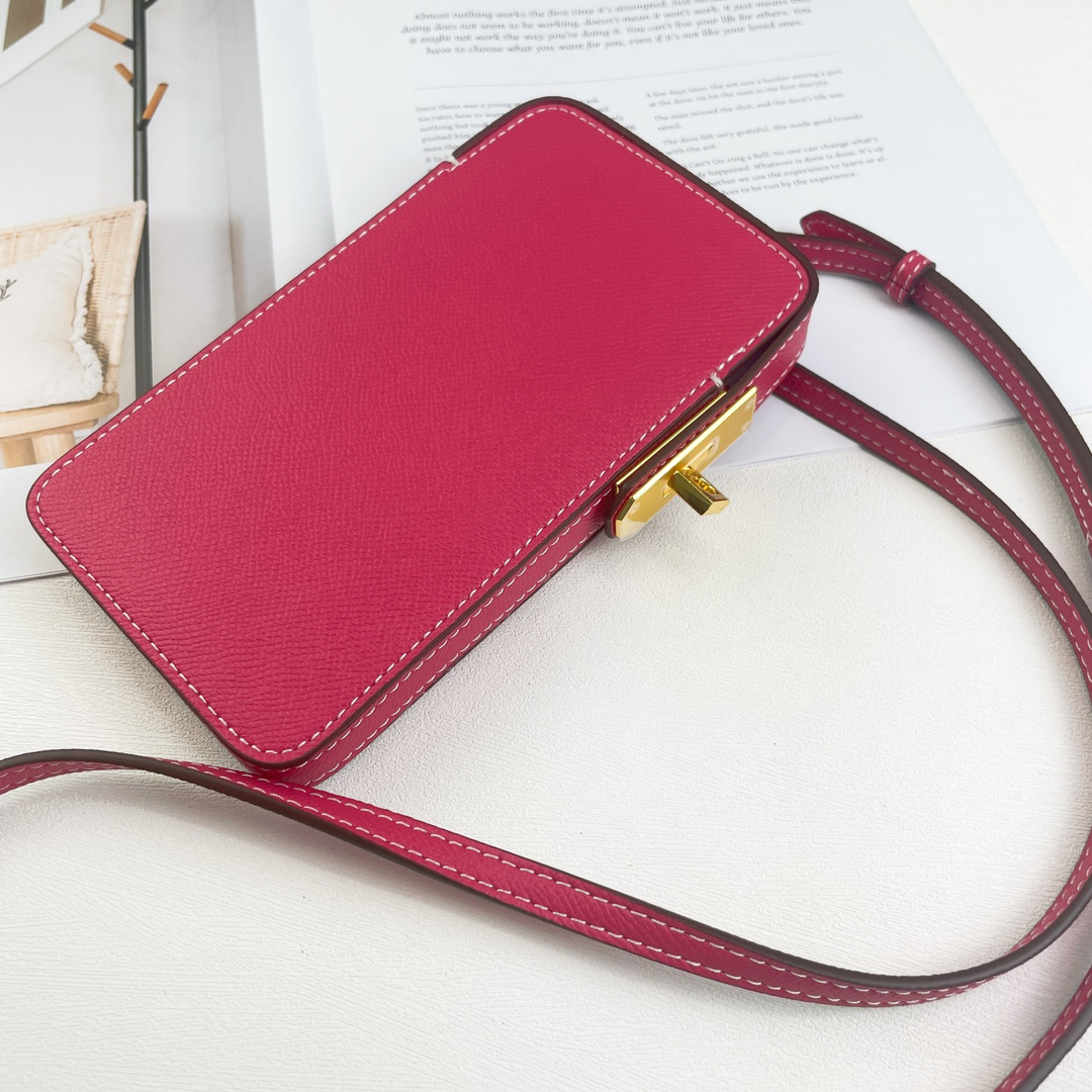 Hermès Hac a Box Tadelakt Calfskin Phone Case - Image 8