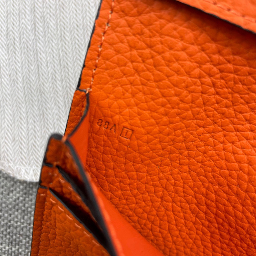 Hermes Leather Zip Wallet - Image 8