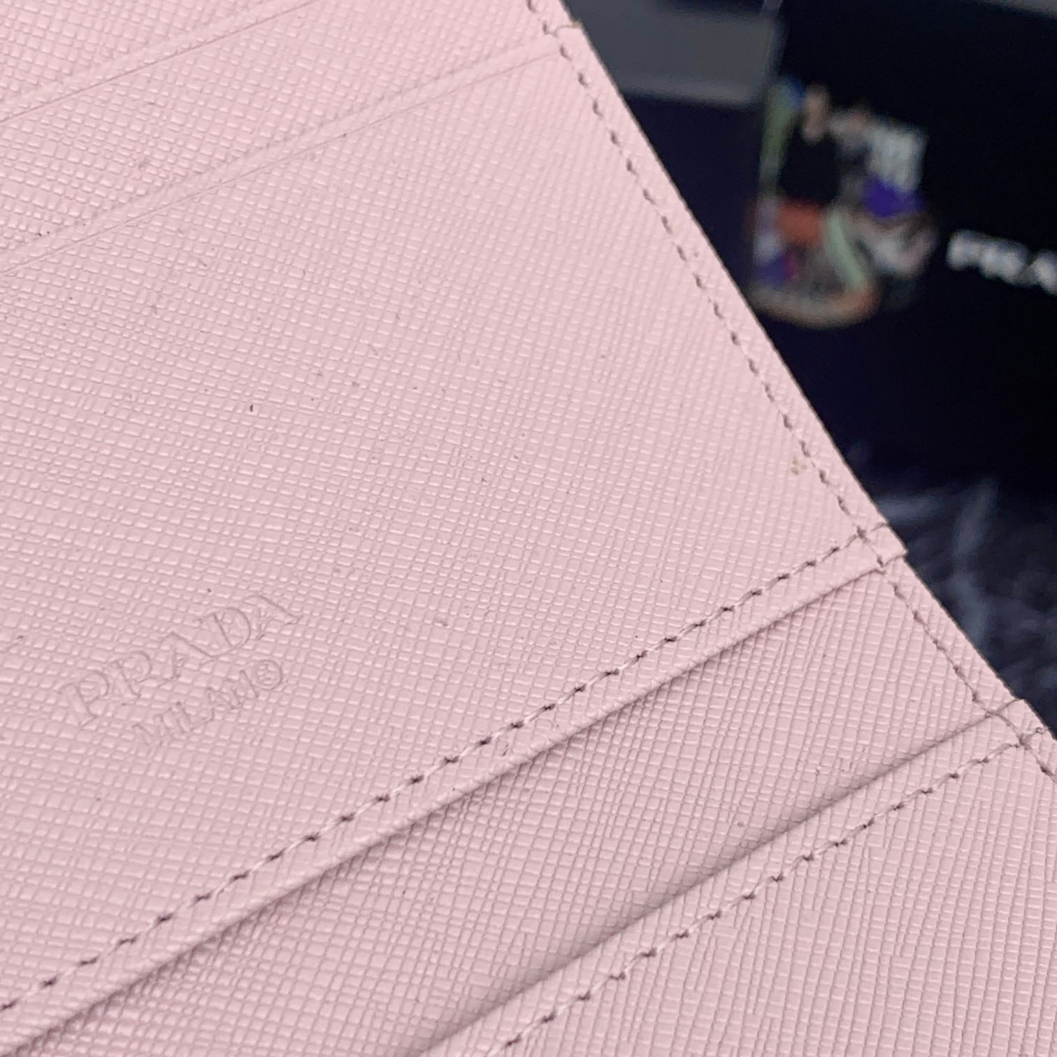 Prada Leather Compact Wallet LM215 - Image 8