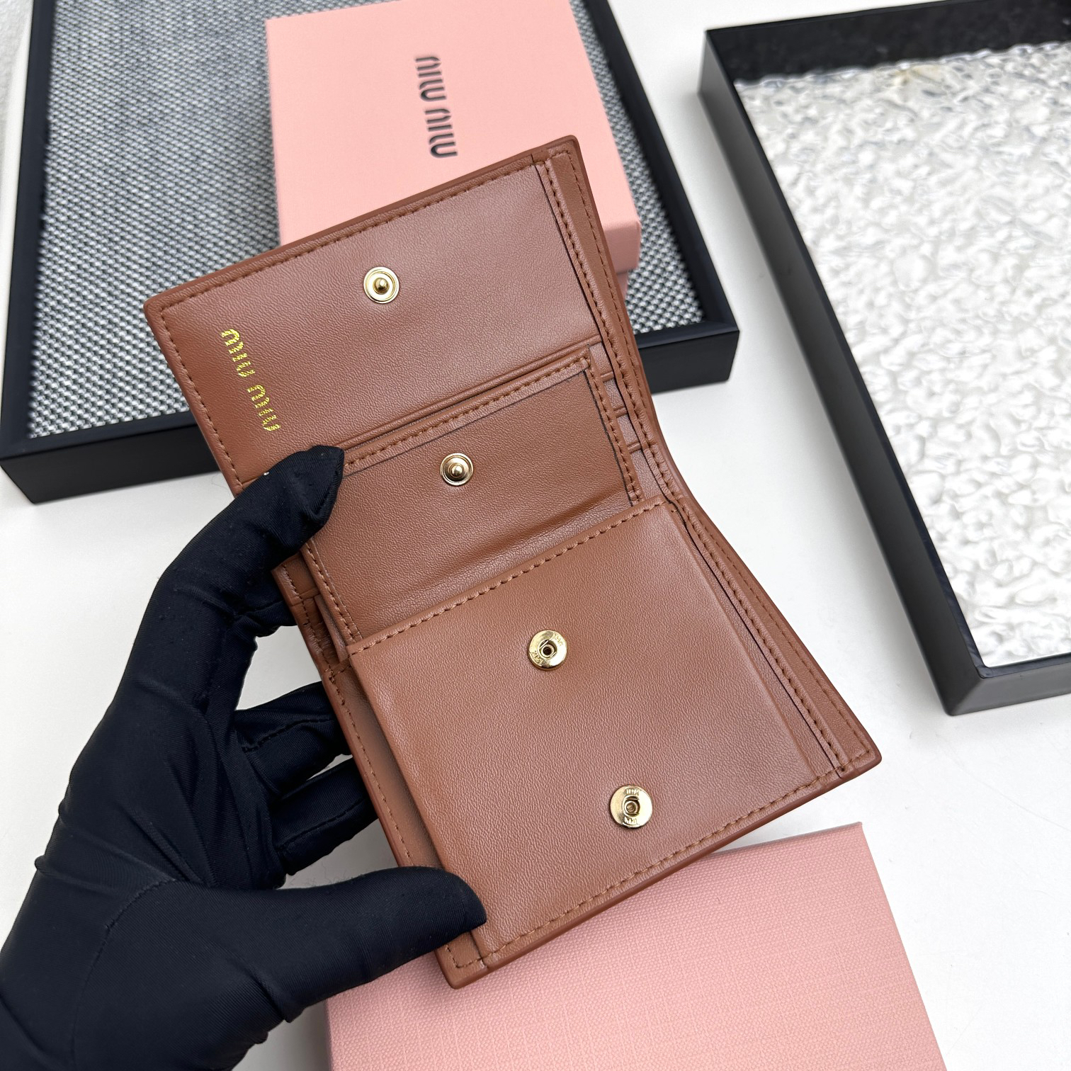 Miu Miu Leather Coin Purse - Image 8