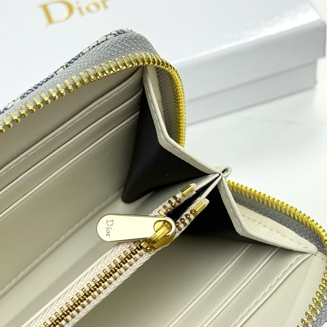 Dior Oblique Long Zipper Wallet - Image 8