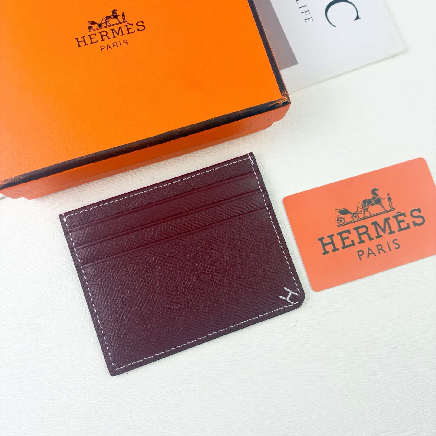 Hermès Evercolor Calfskin Card Holder - Image 8