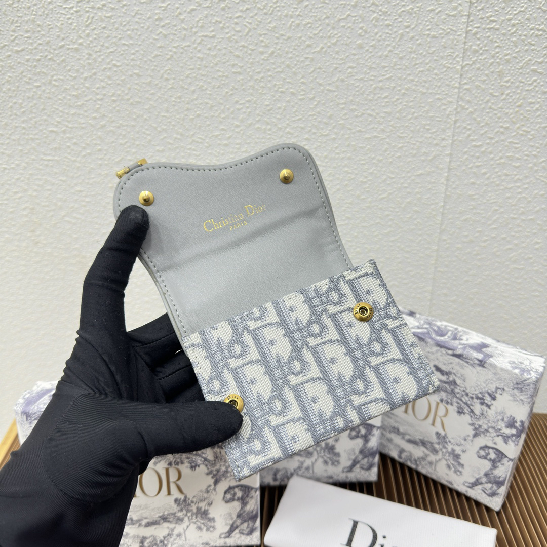 Dior Saddle 5-Slot Card Holder - Image 8