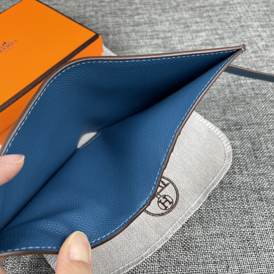 Hermès Palm-Grain Leather Wallet - Image 8
