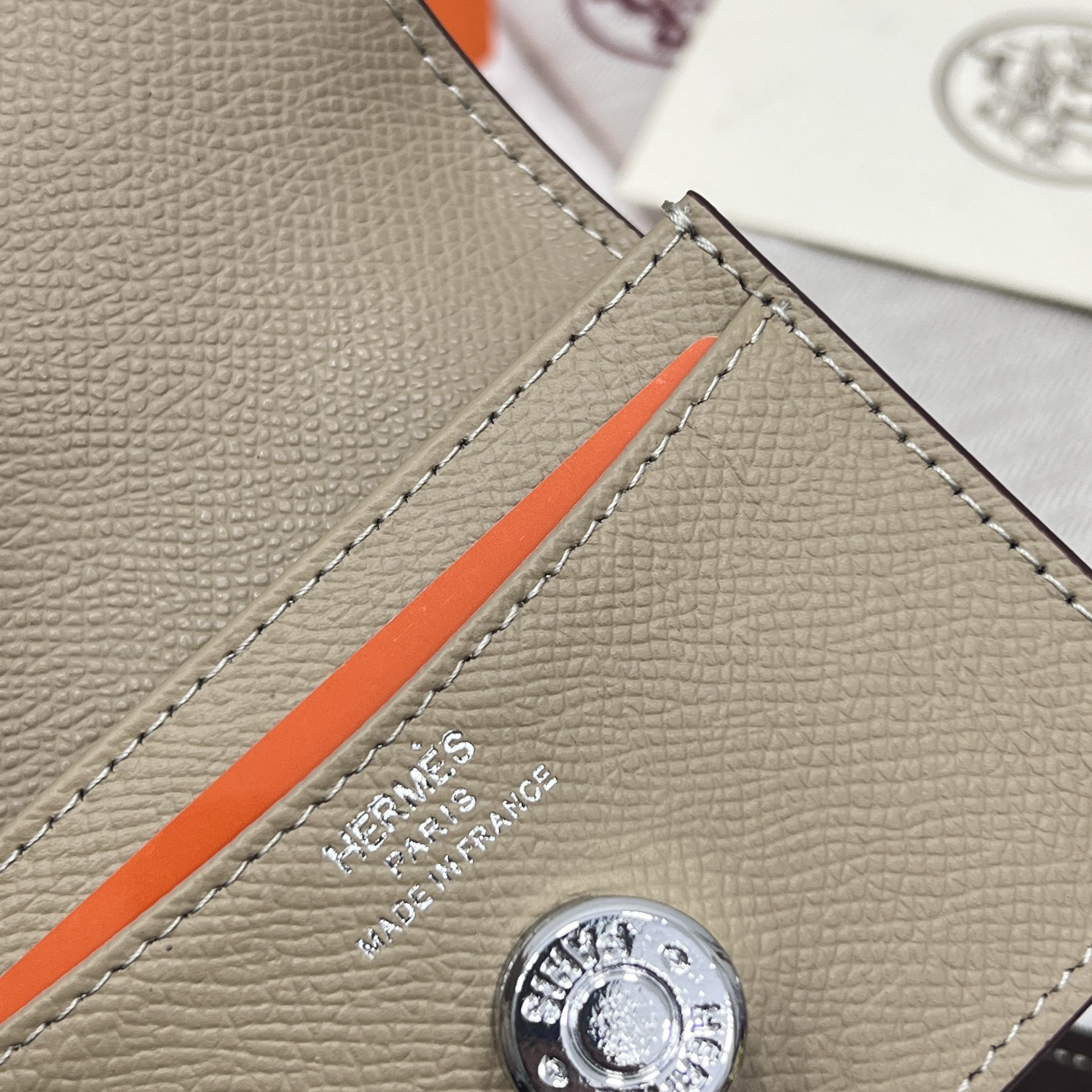 Hermes Constance 5121 Palm-Grain Leather Handbag - Image 8