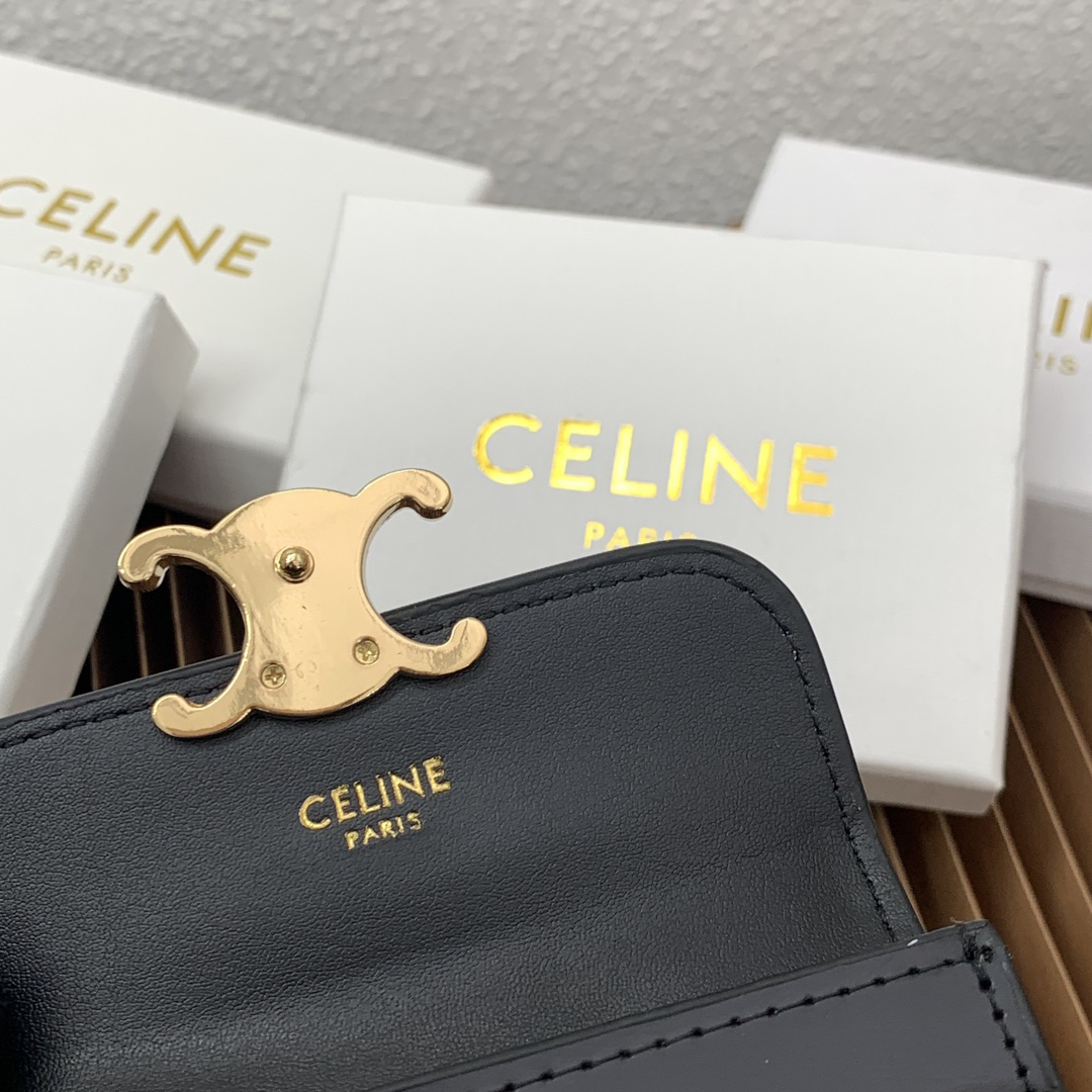 CELINE Triomphe Canvas Card Holder - Image 8