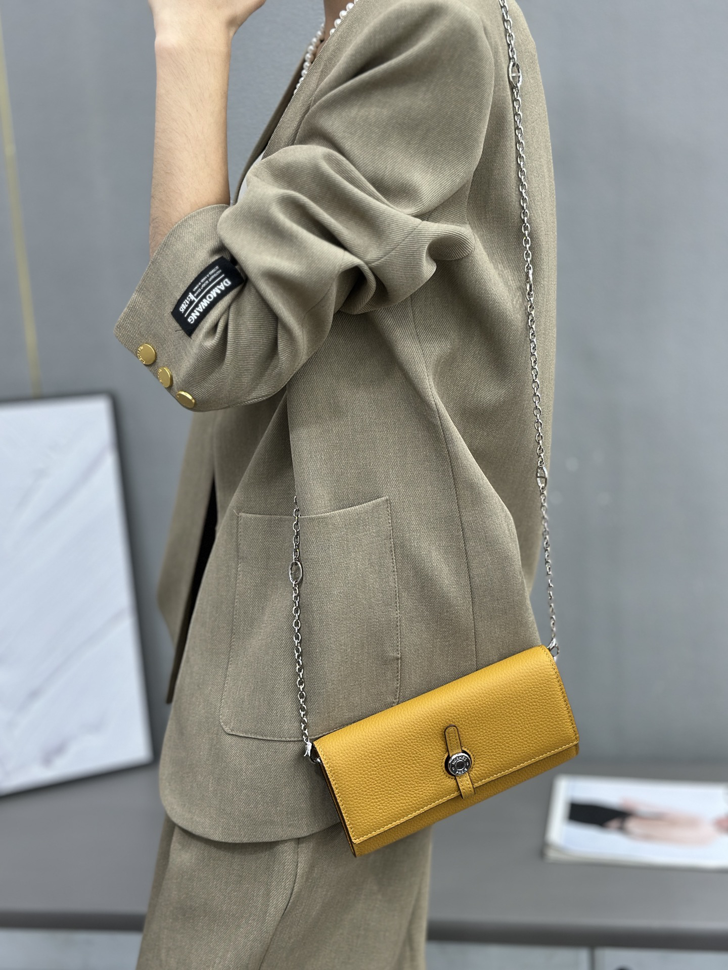 Hermes Dogon Duo Crossbody Bag - Image 8