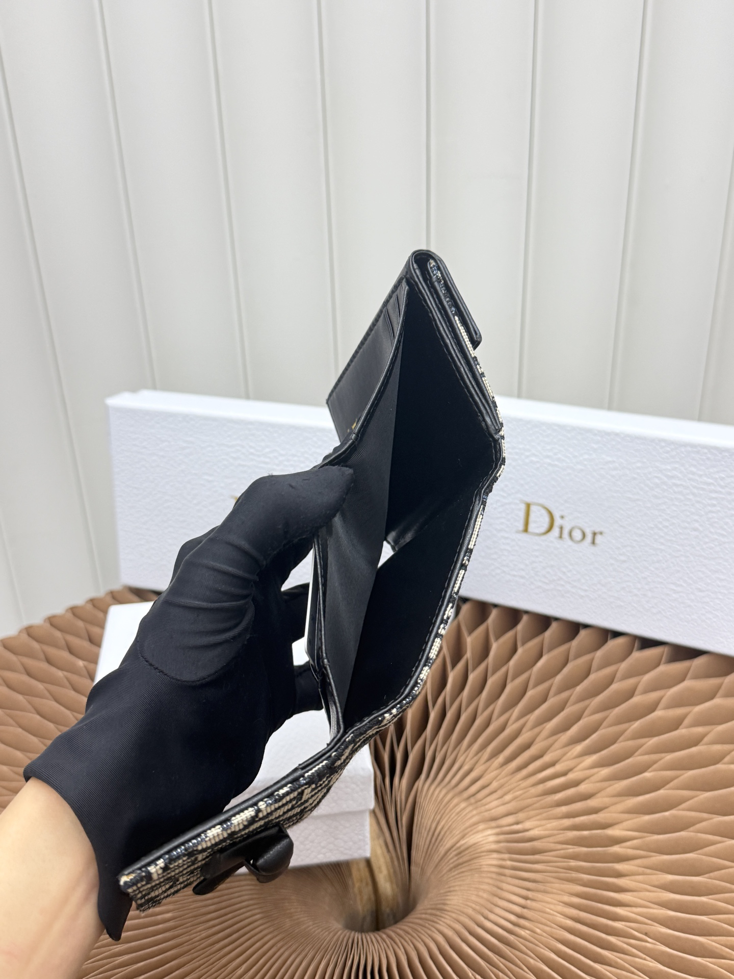Lady Dior 'Lotus' Wallet - Image 8