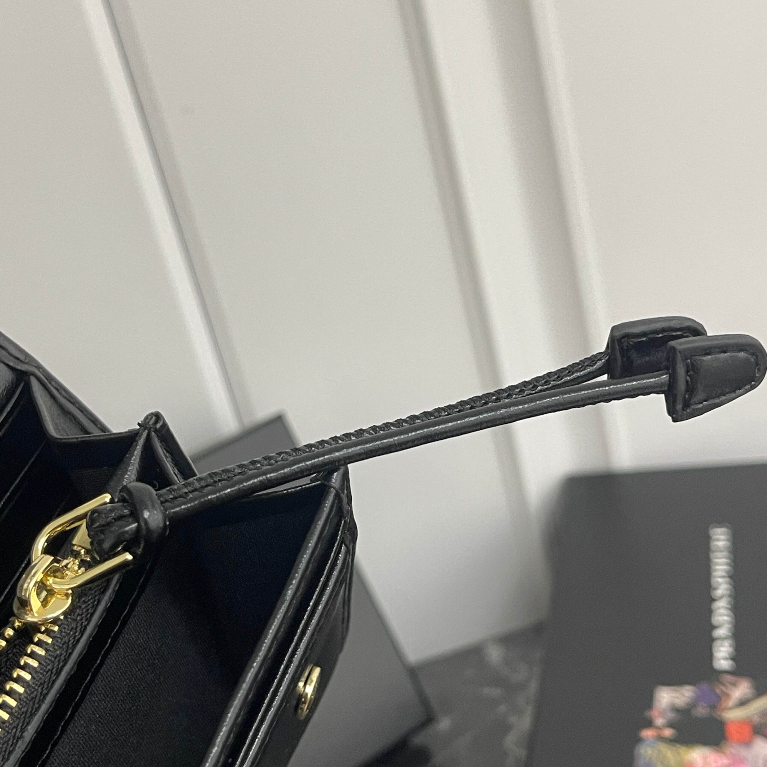 Prada Saffiano Leather Large Snap Wallet - Image 8