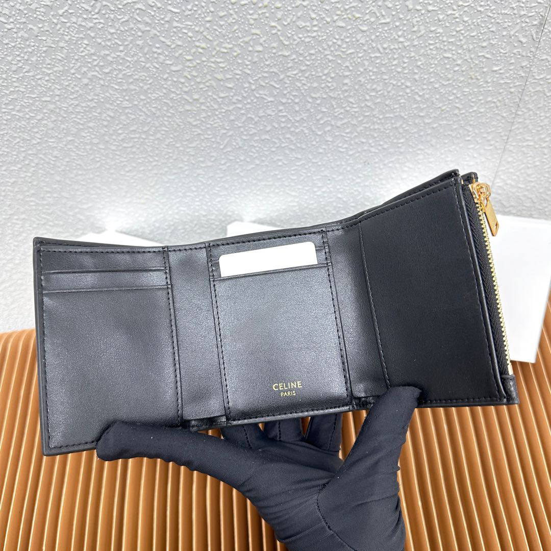 CELINE VICTOIRE Soft Calfskin Leather Wallet - Image 8