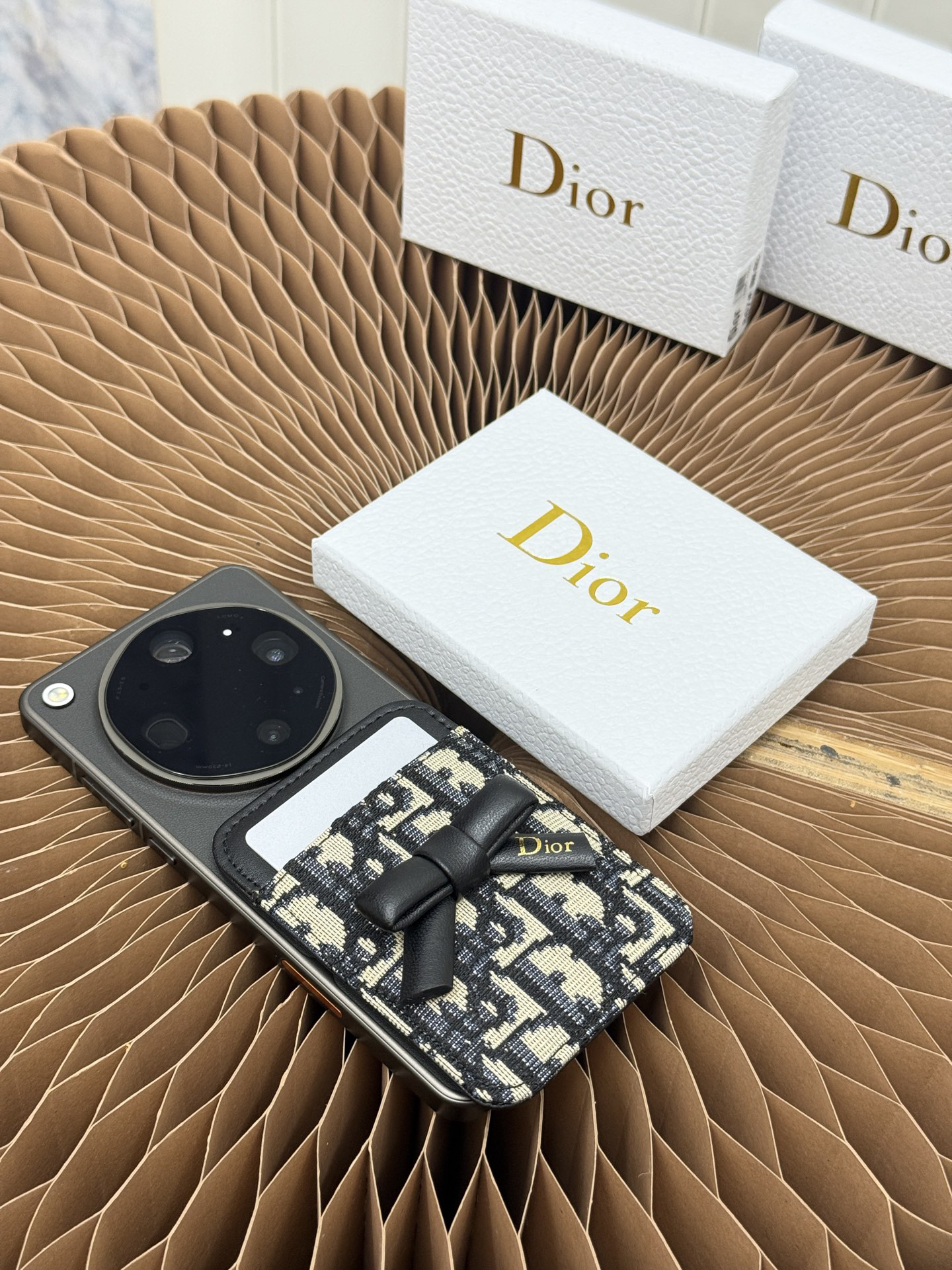 Dior Lady Dior Magnetic Lambskin Card Holder - Image 8