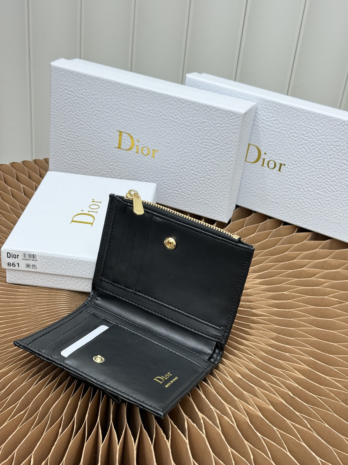 Lady Dior Dahlia Wallet - Image 8