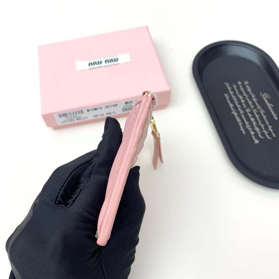 Miu Miu Embossed Leather Wallet - Image 8