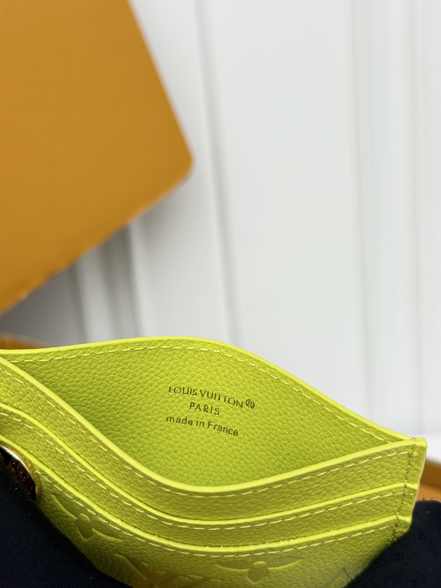 Louis Vuitton Charms Monogram Card Holder - Lemon Yellow - Image 8