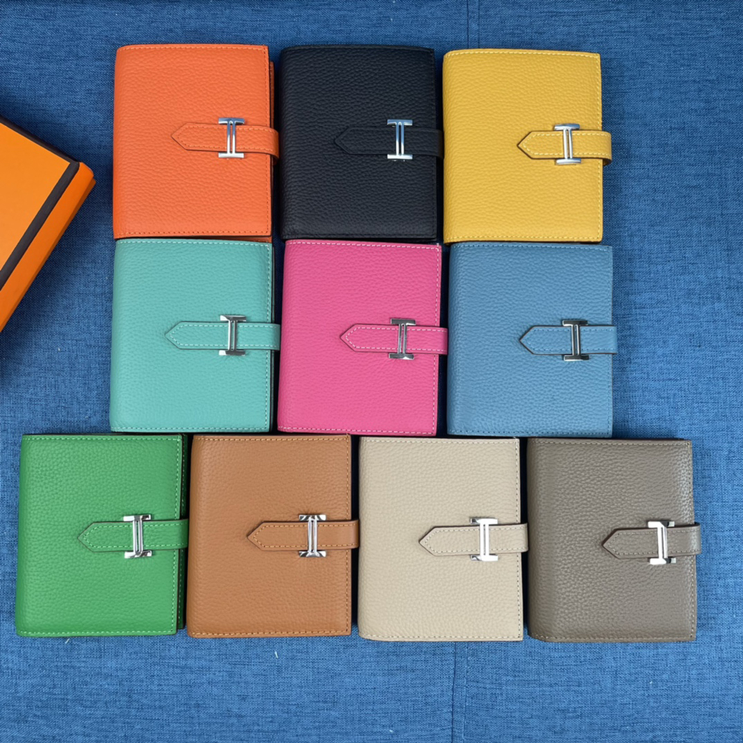 Hermes Togo Calfskin Vertical Wallet - Image 8