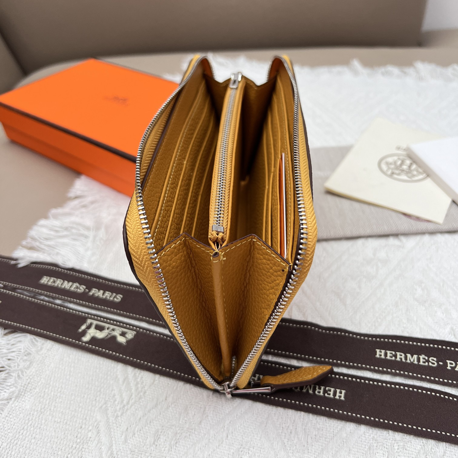 Hermès Constance Leather Long Wallet - Image 8
