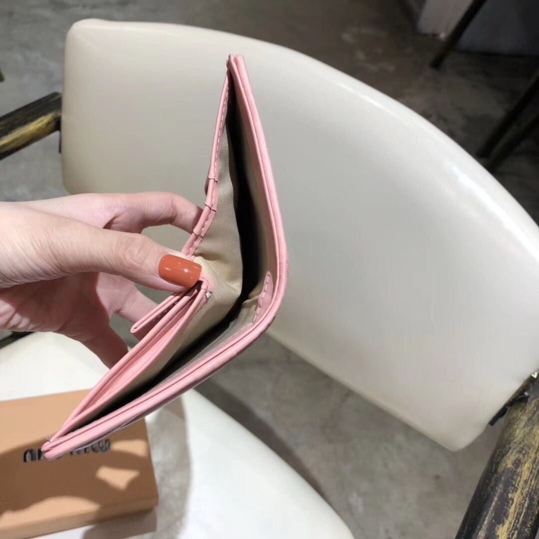 Miu Miu Lambskin Wallet 5439 - Image 8