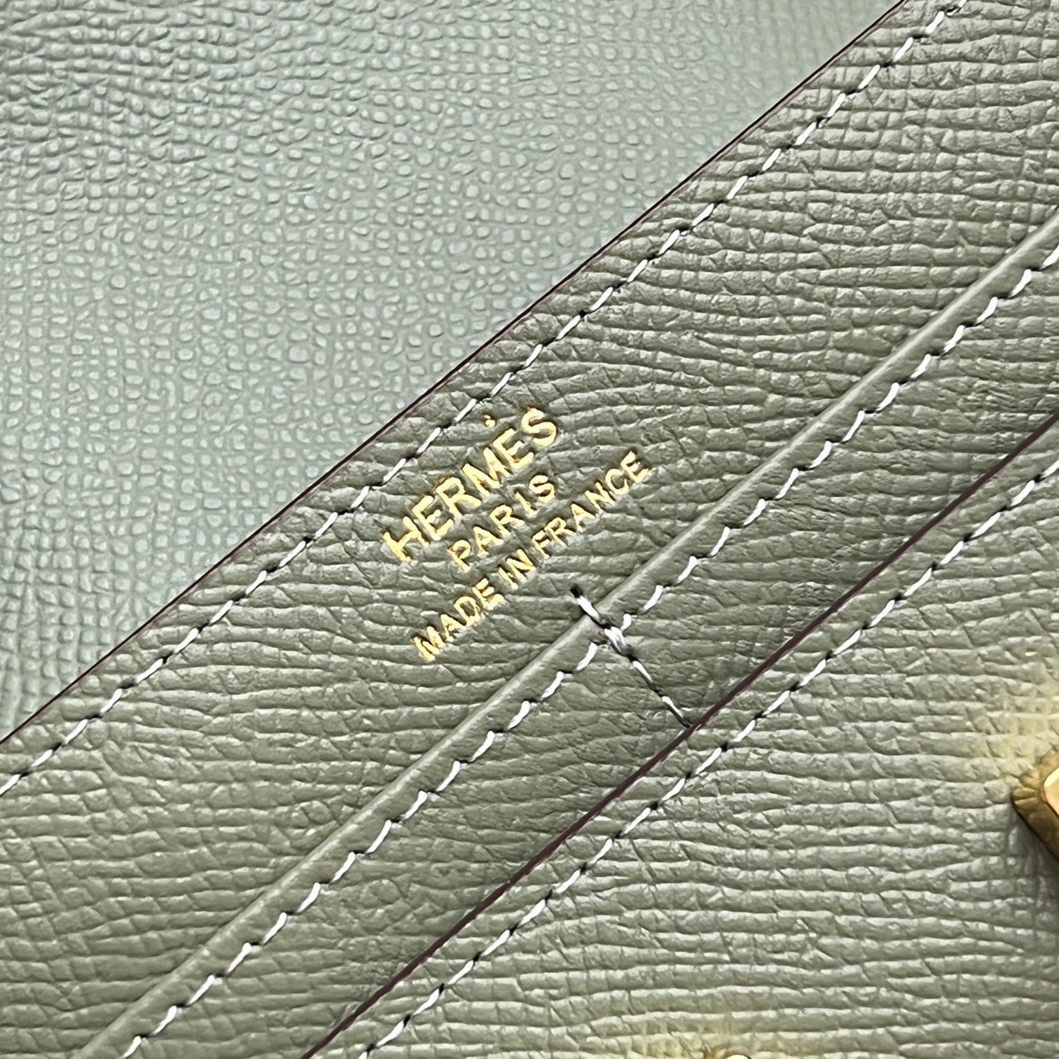 Hermès Constance Palm-Grain Leather Shoulder Bag - Image 8