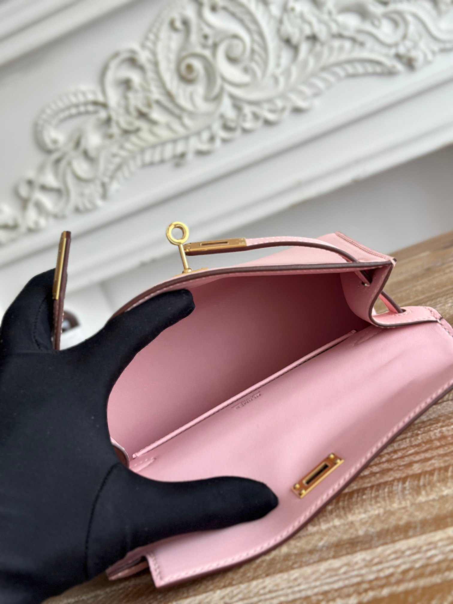 Hermes Kelly Mini Pochette Handbag - Image 8
