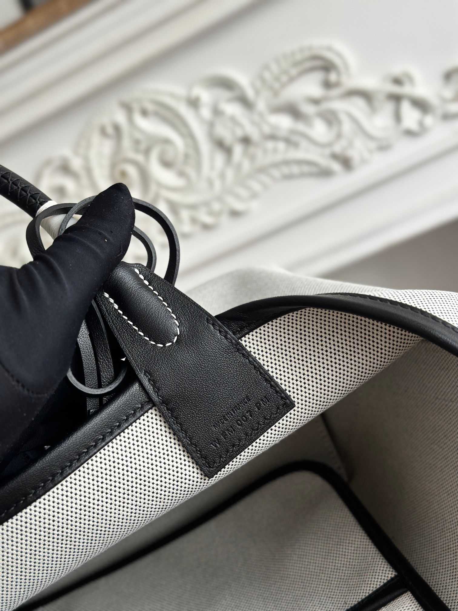 Hermes Steeple 25 Canvas Tote Bag - Image 8